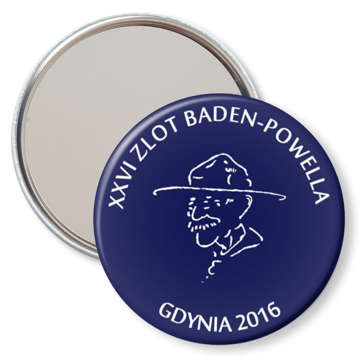 przypinka lusterko Zlot Baden-Powella