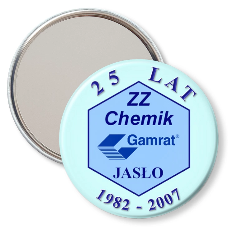 przypinka lusterko ZZ Chemik Jasło - 25 lat