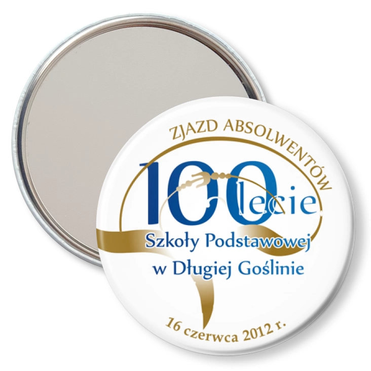 przypinka lusterko 100-lecie SP w Długiej Goślinie