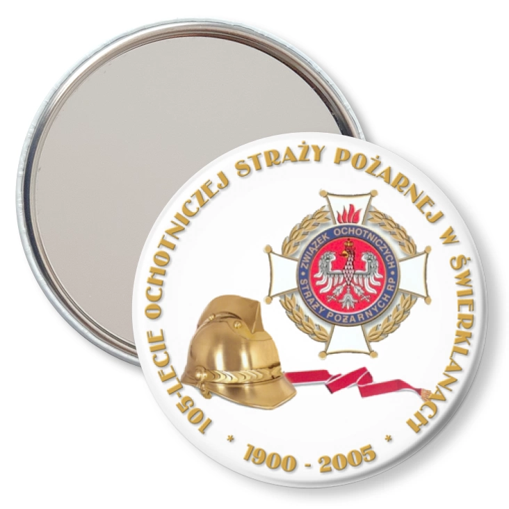 przypinka lusterko 105-lecie OSP w Świerklanach