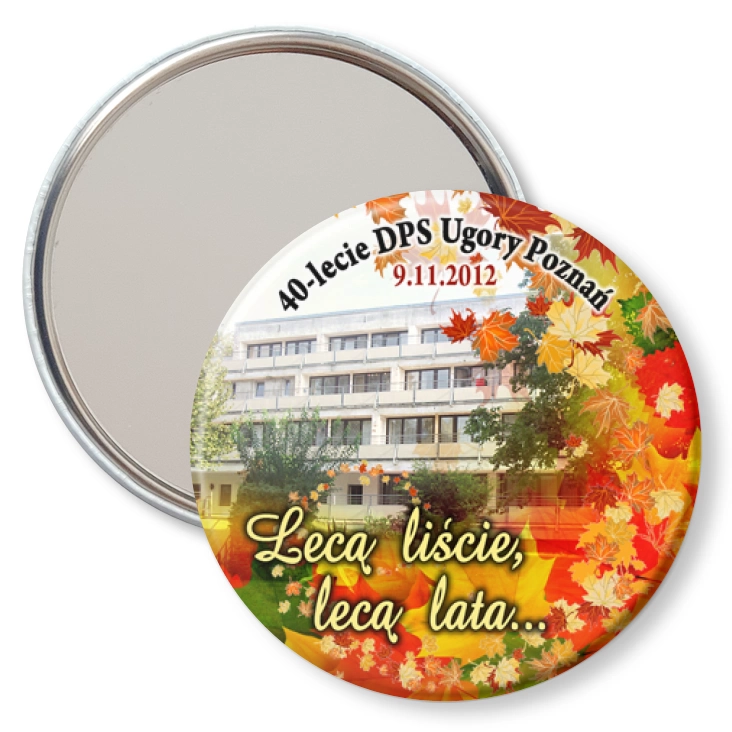 przypinka lusterko 40-lecie DPS Ugory Poznań