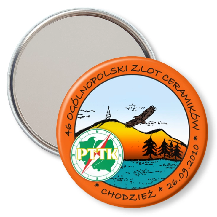 przypinka lusterko 46 Ogólnopolski Zlot Ceramików