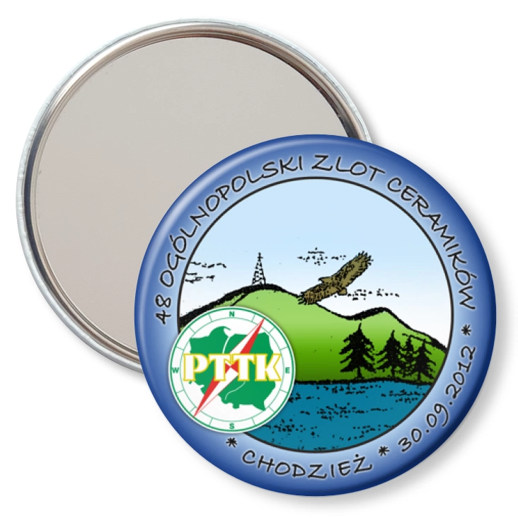 przypinka lusterko 48 Ogólnopolski Zlot Ceramików
