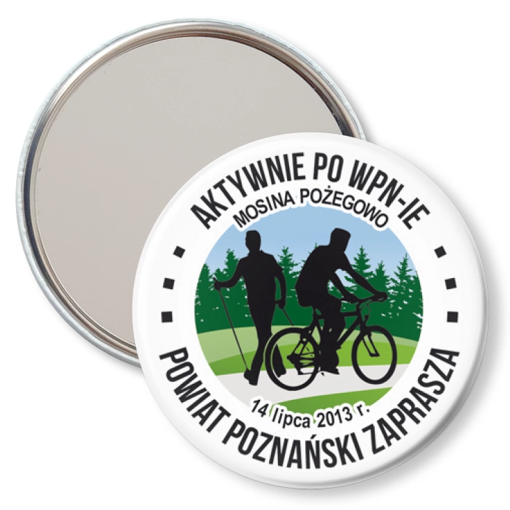 przypinka lusterko Aktywnie po WPN-ie