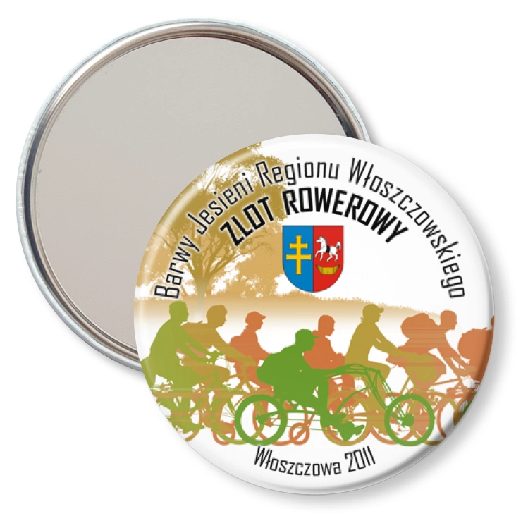 przypinka lusterko Barwy Jesieni Regionu Włoszczowskiego 2011