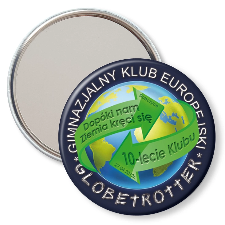 przypinka lusterko Globetrotter