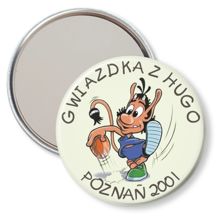przypinka lusterko Gwiazda z Hugo