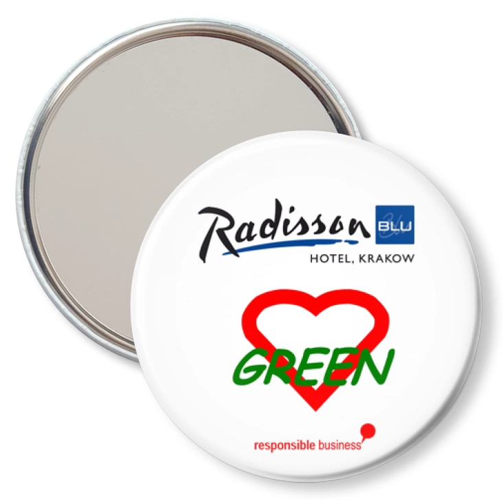 przypinka lusterko Hotel Radisson