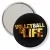 Przypinka lusterko I love volleyball