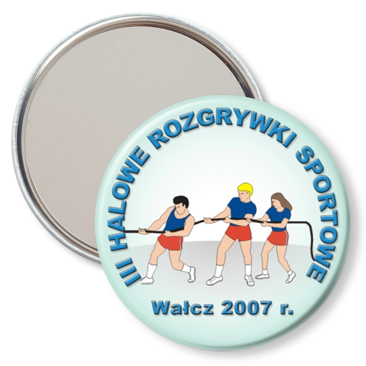 przypinka lusterko III Halowe Rozgrywki Sportowe