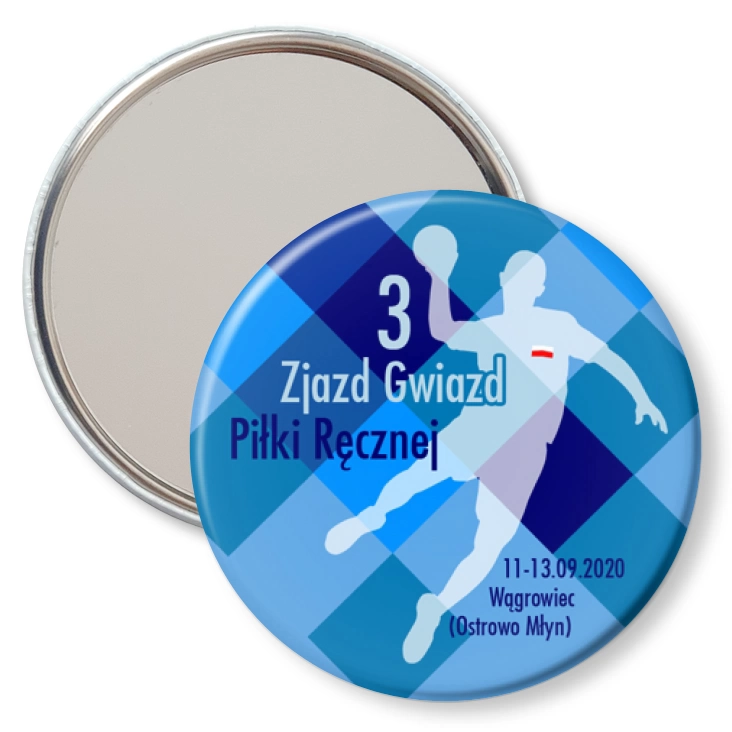 przypinka lusterko III Zjazd Gwiazd Piłki Ręcznej