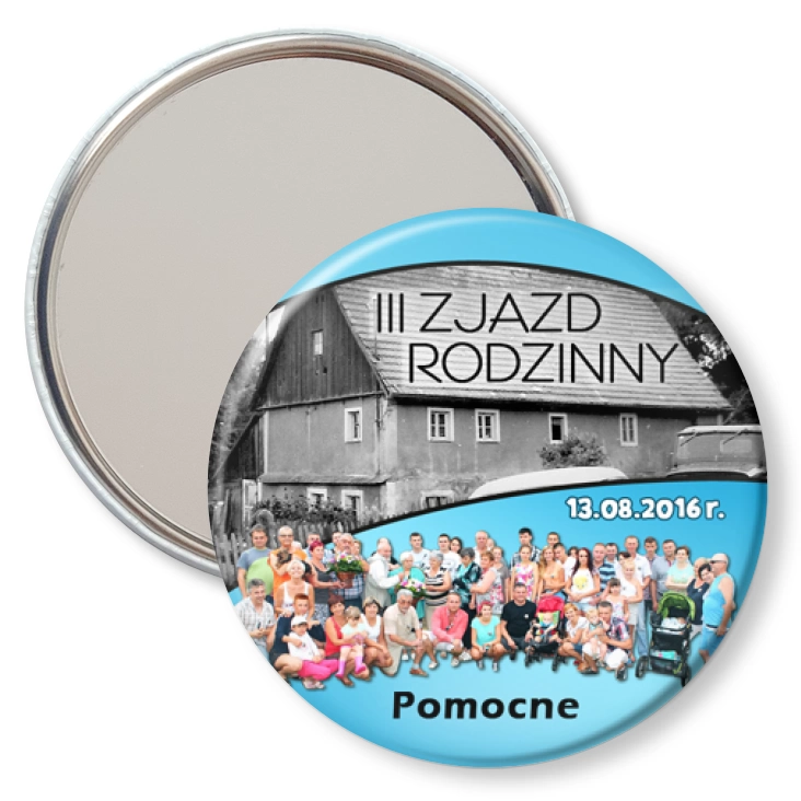 przypinka lusterko III ZJAZD RODZINNY