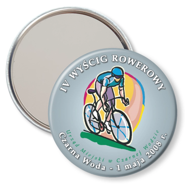 przypinka lusterko IV Wyścig Rowerowy Czarna Woda
