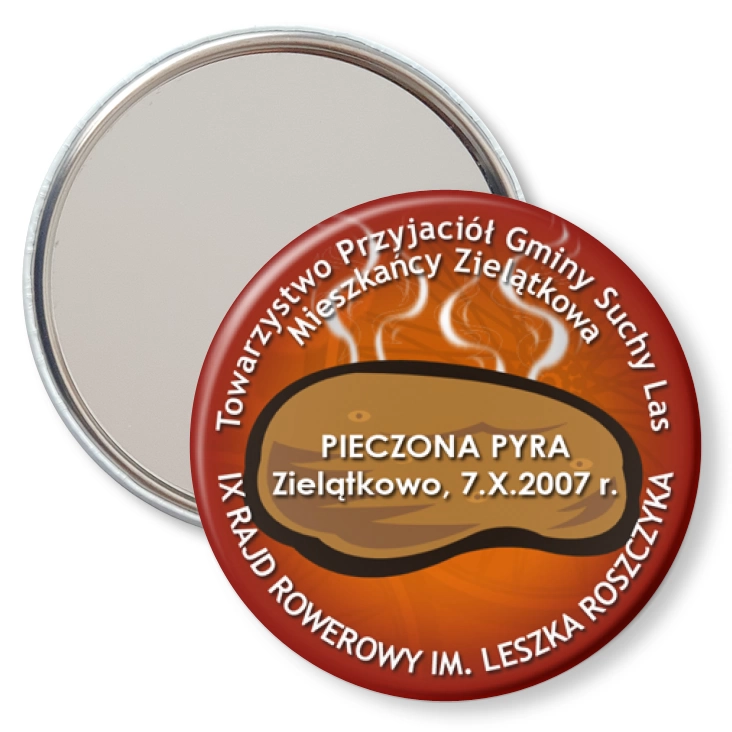 przypinka lusterko IX Rajd Rowerowy im. Leszka Roszczyka