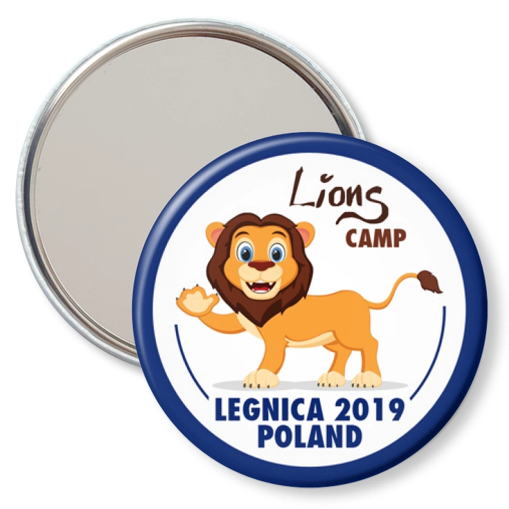 przypinka lusterko Lions camp