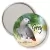 Przypinka lusterko Papugarnia Carmen - Grey