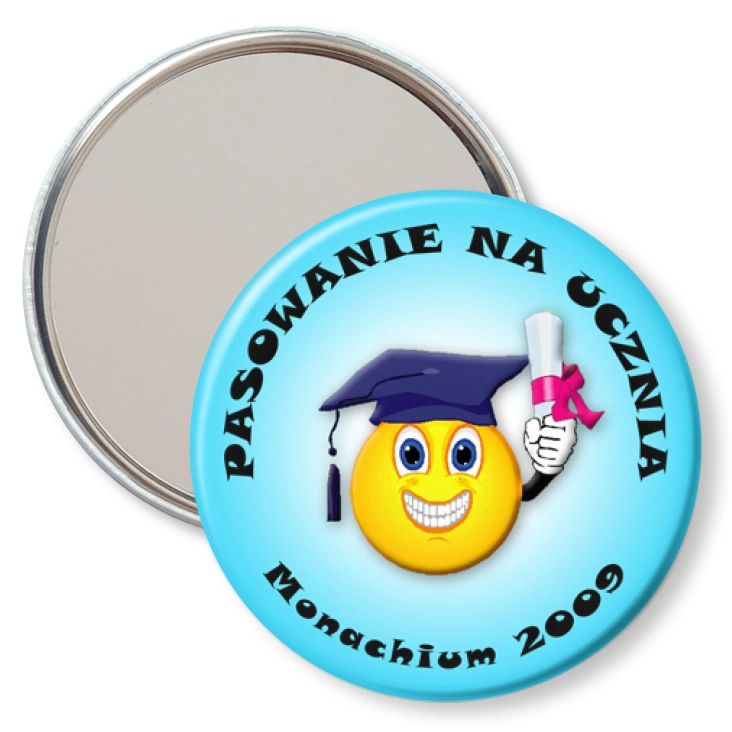 przypinka lusterko Pasowanie na ucznia