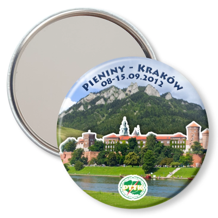 przypinka lusterko Pieniny - Kraków