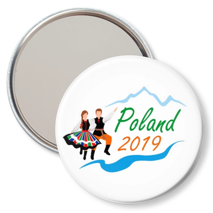 przypinka lusterko Poland 2019