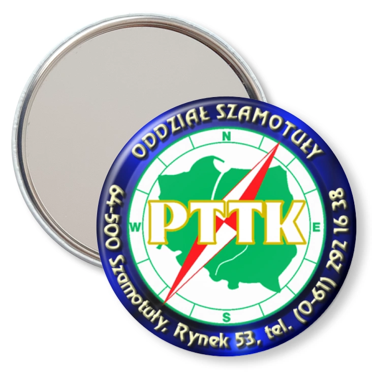 przypinka lusterko PTTK Szamotuły