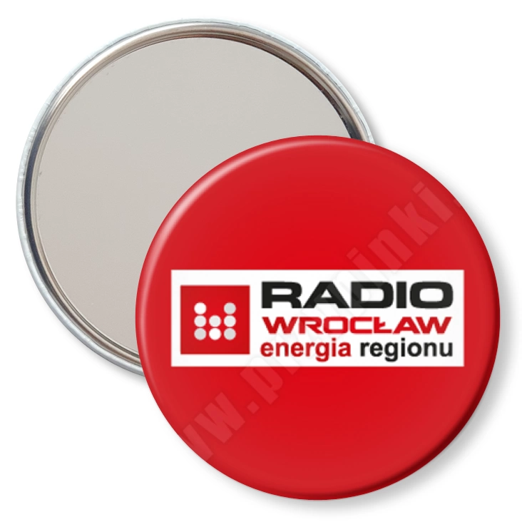przypinka lusterko Radio Wrocław