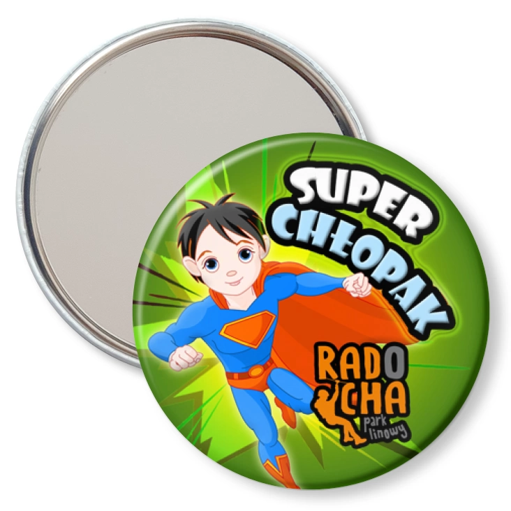 przypinka lusterko Radocha - Super Chłopak