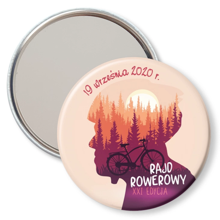 przypinka lusterko Rajd Rowerowy
