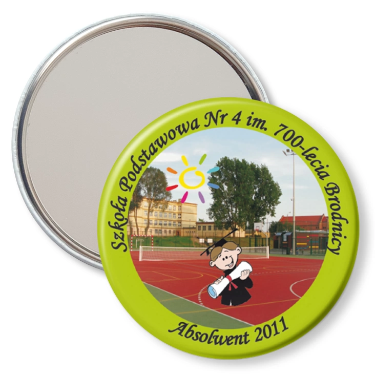 przypinka lusterko SP nr 4 w Brodnicy - Absolwent 2011