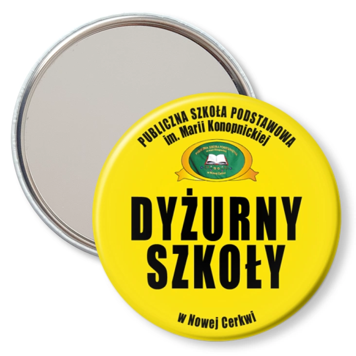 przypinka lusterko SP w Nowej Cerkwi - dyżurny szkoły