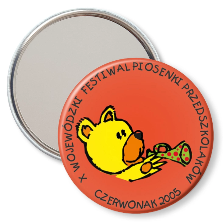 przypinka lusterko X Wojewódzki Festiwal Piosenki Przedszkolaków