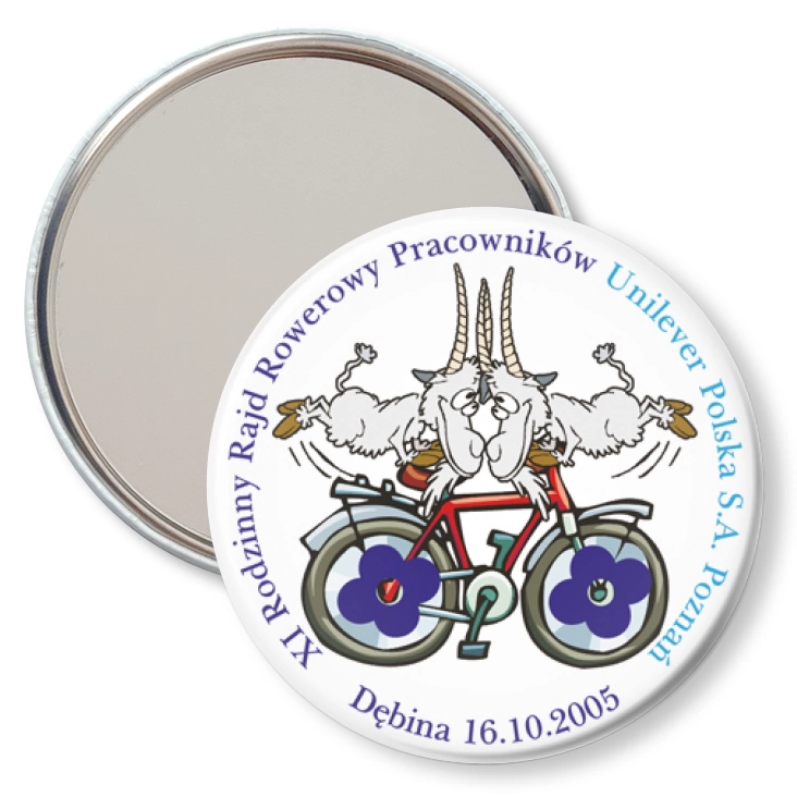przypinka lusterko XI Rodzinny Raajd Pracowników