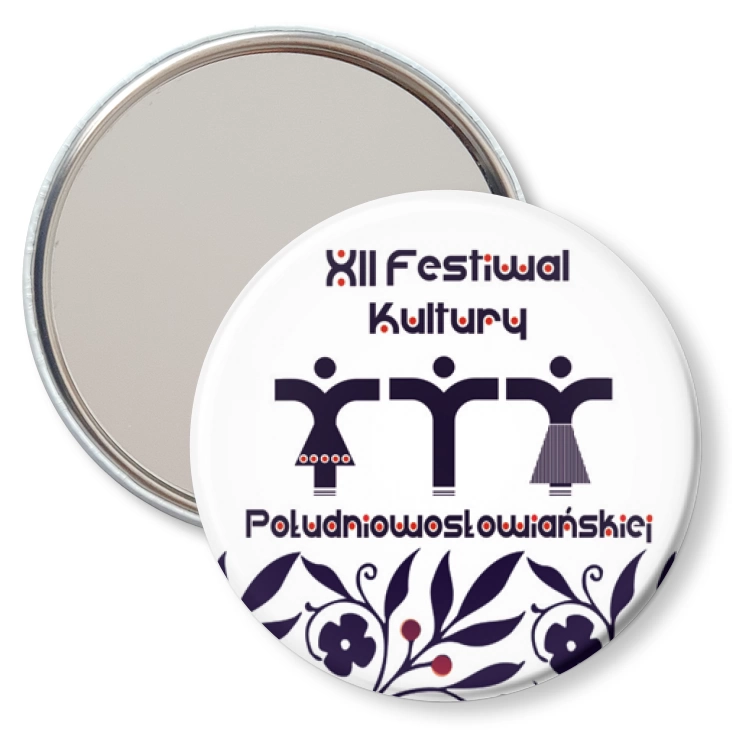 przypinka lusterko XII Festiwal Kultury Południowosłowiańskiej