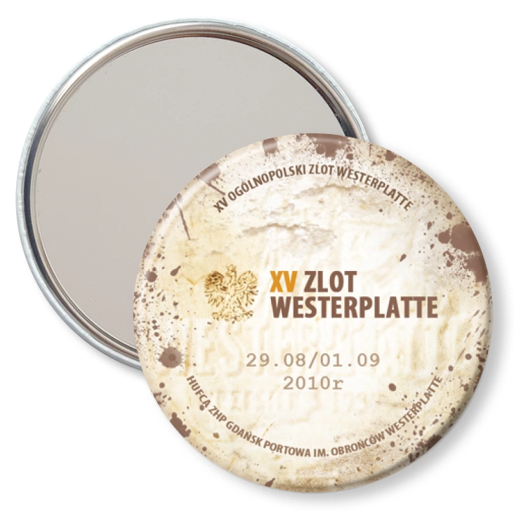 przypinka lusterko XV Zlot Westerplatte