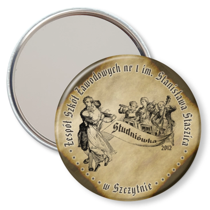 przypinka lusterko ZSZ w Szczytnie - Studniówka 2012