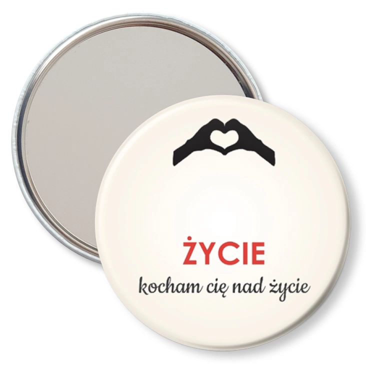 przypinka lusterko Życie