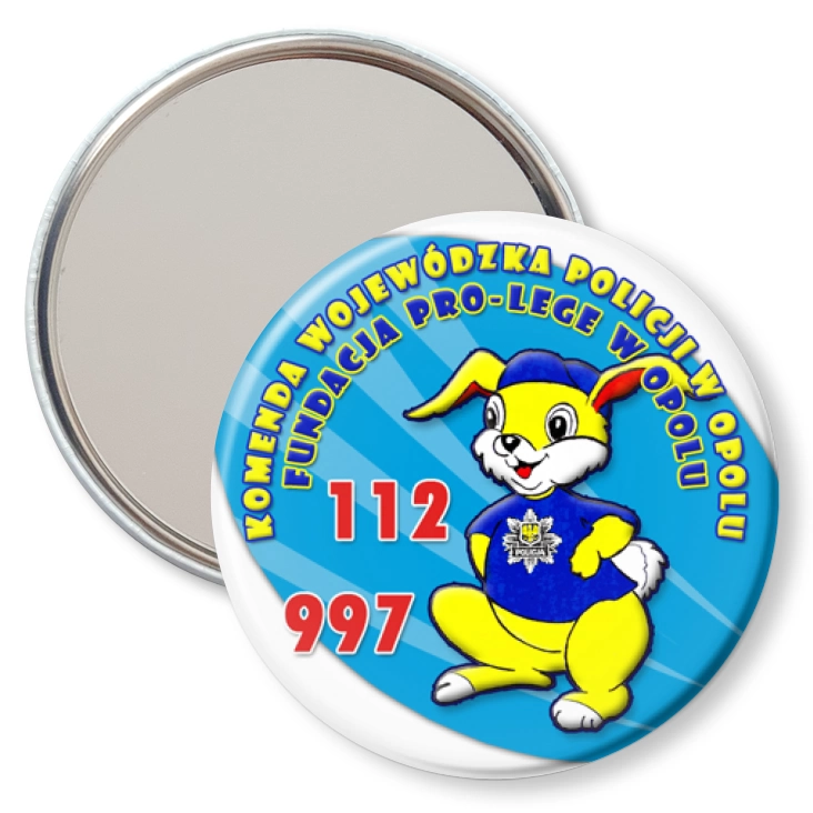 przypinka lusterko Policuś A