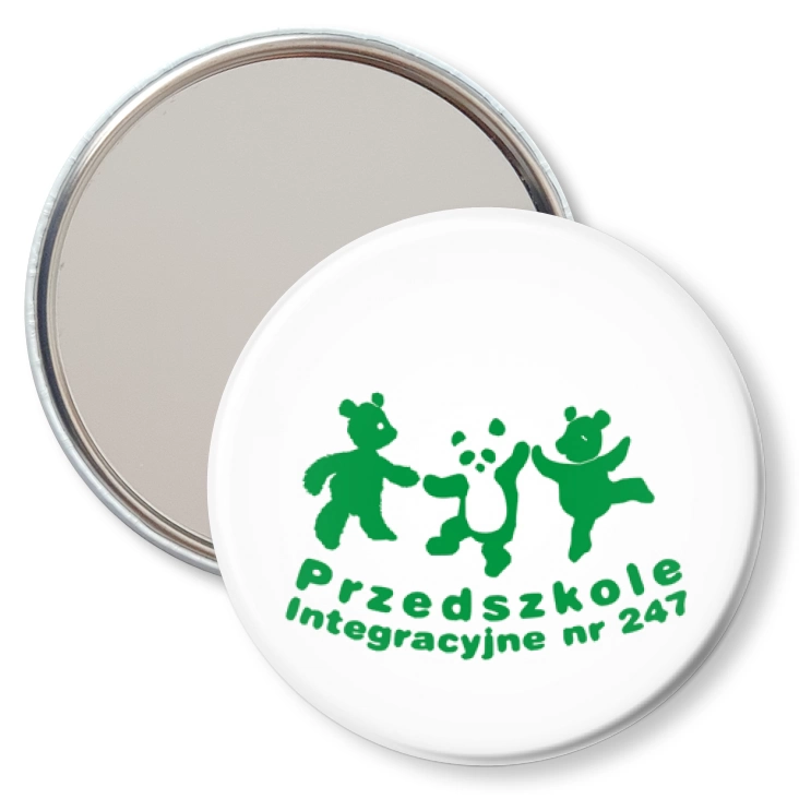 przypinka lusterko Przedszkole Integracyjne nr 247