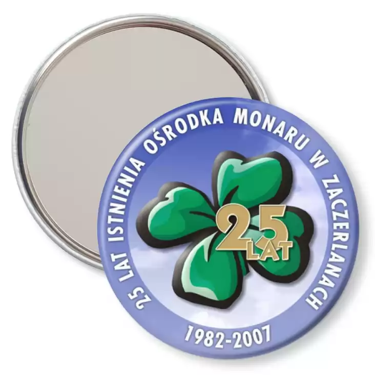 przypinka lusterko 25-lecie powstania Monaru - Zaczerlany 1982-2007