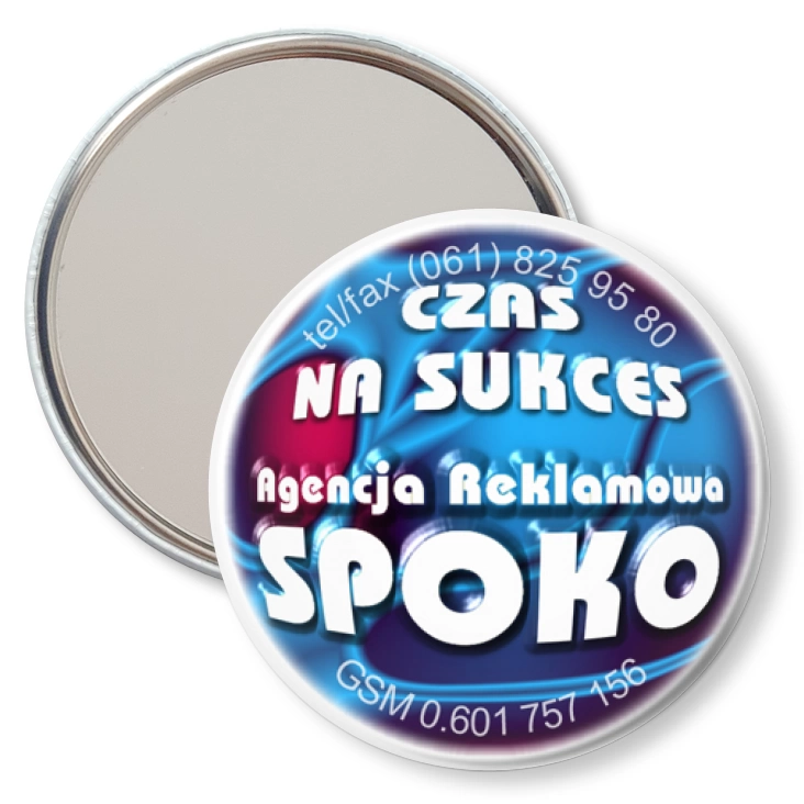 przypinka lusterko Agencja Reklamowa SPOKO