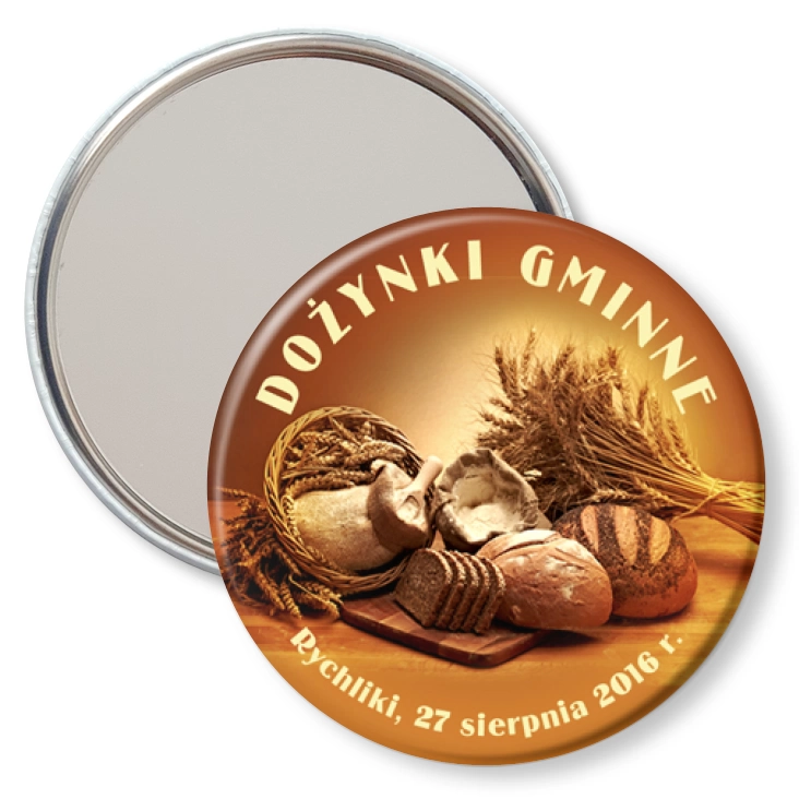 przypinka lusterko Dożynki Rychliki