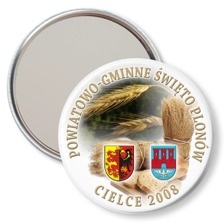 przypinka lusterko Dożynki Warta