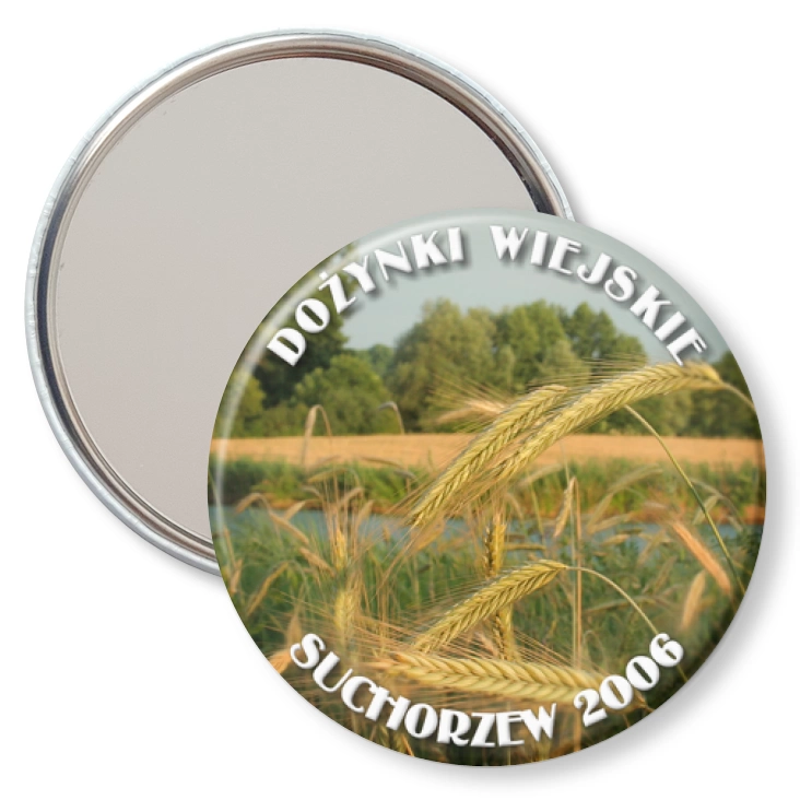 przypinka lusterko Dożynki Wiejskie - Suchorzew 2006