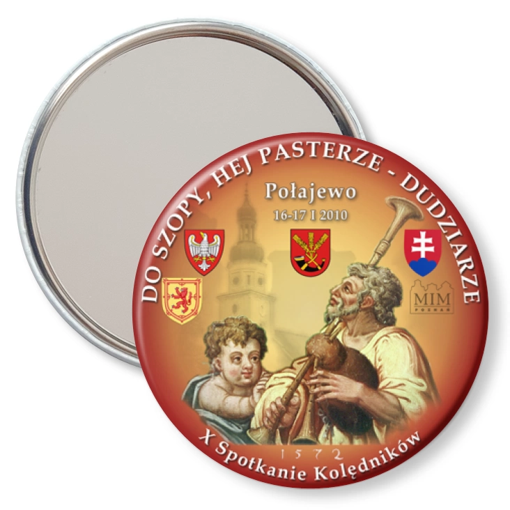 przypinka lusterko Dudziarze 2010