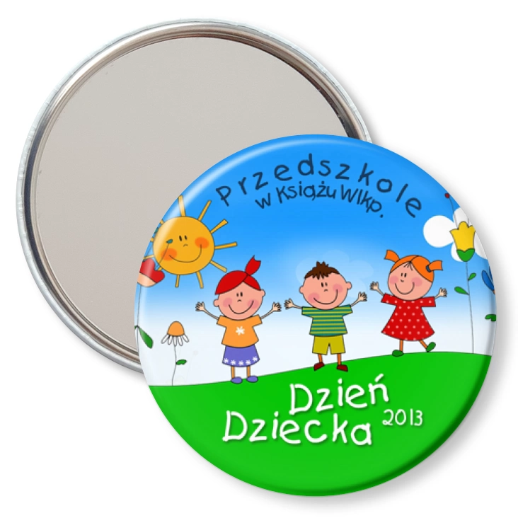 przypinka lusterko Dzień Dziecka 2013 - Przedszkole w Książu Wlkp.