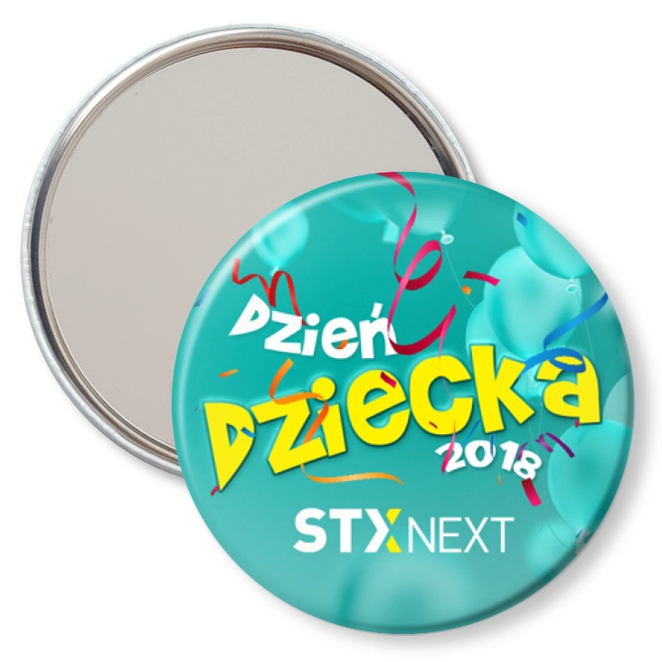 przypinka lusterko Dzień Dziecka 2018 w STX Next