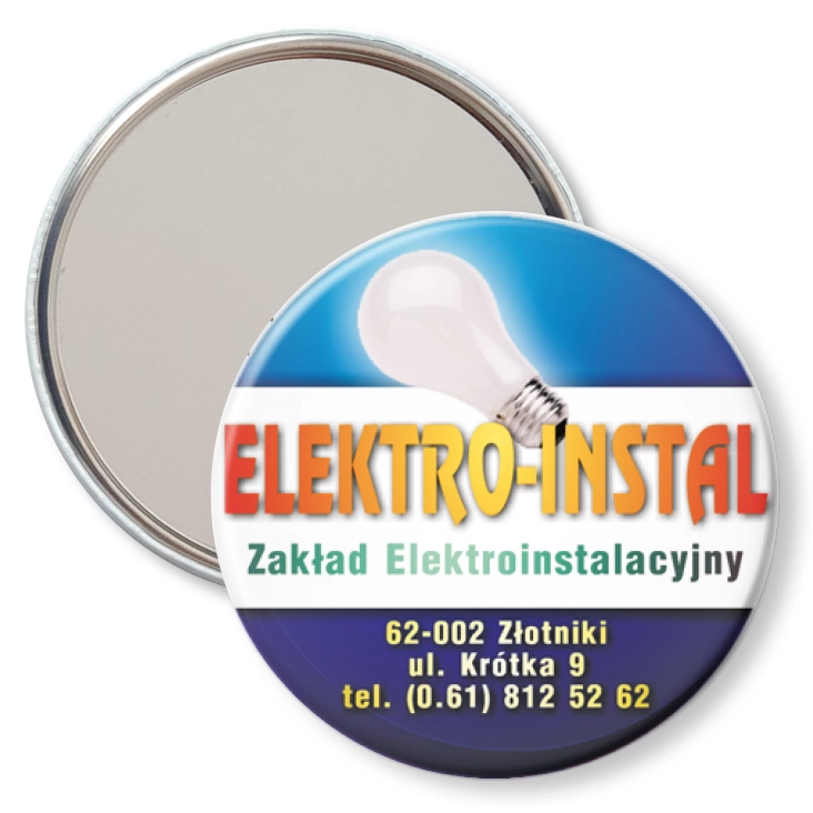 przypinka lusterko ELEKTRO-INSTAL