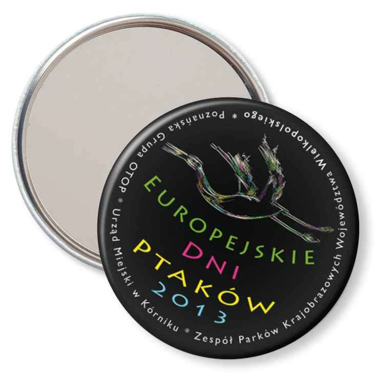 przypinka lusterko Europejskie Dni Ptaków 2013