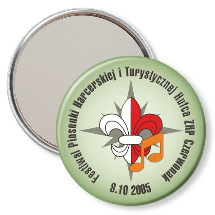 przypinka lusterko Festiwal Piosenki Harcerskiej - Czerwonak 2005