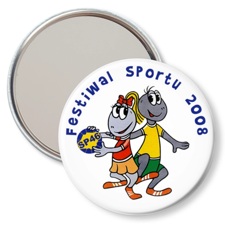 przypinka lusterko Festiwal Sportu SP 46