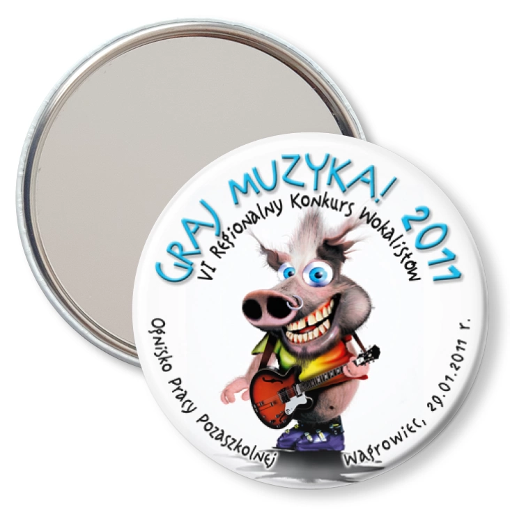 przypinka lusterko Graj Muzyka! 2011